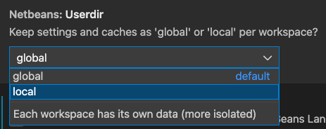 VS Code: NetBeans Language Server